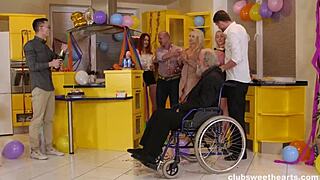 Ever seen a wild birthday party turn hardcore? Family gets shaved, fingered, and bent over for intense pussy licking!