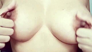 hot girl shows off in costume on webcam