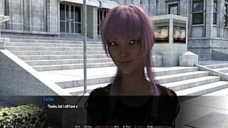 we begin playing lily's curse part one with a redhead and brunette