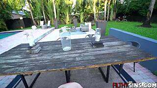 stepsister taylor pierce fucks stepbrother tyler steel outdoors with big cock 😏