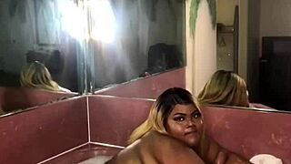 Zaharii boldly plays with herself in hot tub