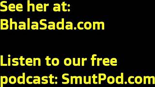 sexy british babe masturbating on her bed, looking so hot