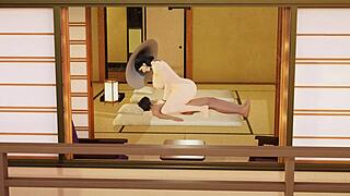 Lady Dimitrescu Finds You in 4K 3D Hentai Game