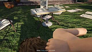 Check out this GTA V porn scene with blowjob and sex in POV, extended cut