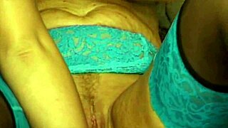 I watched this old milf lesbian licking and finger fucking in lingerie on vrpussyvision