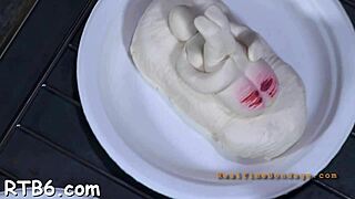 talking about the rough whipping session for the babe with perfect body