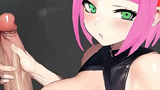 Sakura Delivers an Epic Handjob in Uncensored Action!