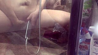 Hey, ever seen a milf squirt like crazy in the shower? Wild stuff!