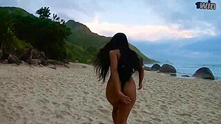 i went to the beach in a tiny bikini, put my pussy out, called a stranger, and got my first blowjob of the year