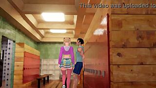 Shiro and Hotene's intriguing training session