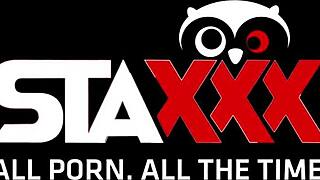 Big titted brunette sucks and fucks for cumshot