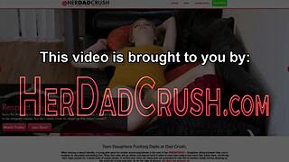 Blonde stepdaughter rubs her pussy?