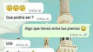 Hot whatsapp with tati, end up fucking in the office?