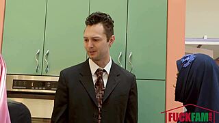 Ella Knox engages in dirty stepfamily sex in Dubai with cumshots