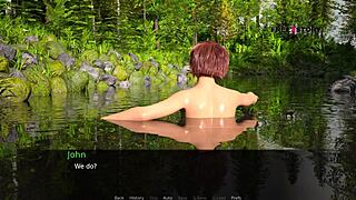 John fucks Audrey inside the river in Dusklight Manor!