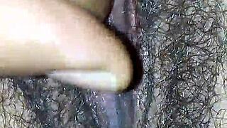 Magan cums on fingers