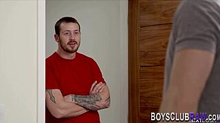 Gay Trio Bareback Fucking