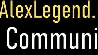 Deep Throat Brunette Bobbi Dylan Sucks Alex Legend's French Baguette