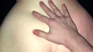 Cute petite girl takes boyfriend's dick in intense sideways position!