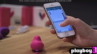 sexy blonde big ass babe masters amazing sex toy play