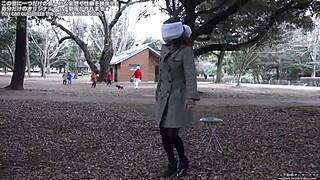 Feeling the thrill of blindfold fetish with a mask