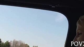 destiny is a young teen sucking cock in pov blowjob