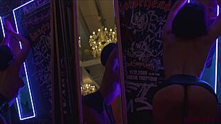 Olga dances and masturbates solo.