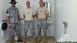 Hot military men in gay sex videos
