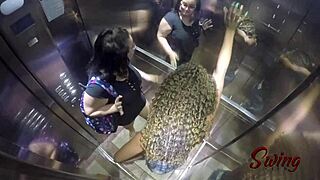 Wow! Caught Sado Doll and Harlequin in Elevator Action!