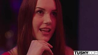 Tushy horny redhead on vacation begs for anal in missionary, cowgirl, and more!