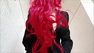 Gorgeous Italian Secretary Suffers From Colitis