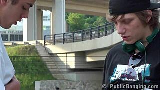 Alexis Crystal in Wild Public Gangbang Teen 18+ Orgy Threesome!