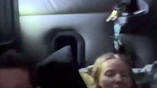 Blonde bombshell sucks and kisses my huge balls in HD