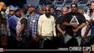 T-Rex battles Charlie Clips in domination match.