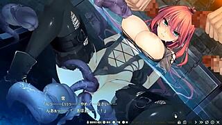 In the nightmare vampire hentai scene, anime characters engage in intense action