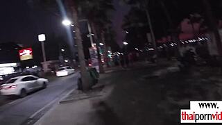 Amateur Thai Teen Cherry Sensually Strokes Big White Dick With Small Tits