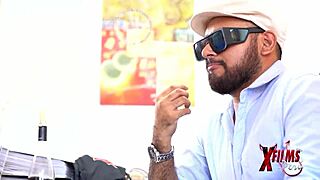 redhead with huge tits rides sensually