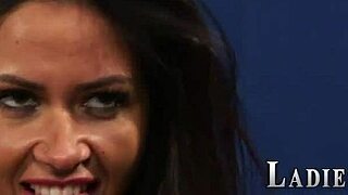 Lingerie-clad woman shows off her ass to neighbors