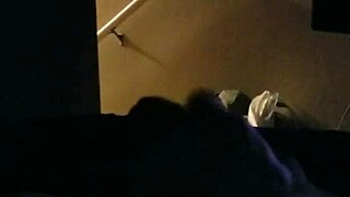 Pov of my wife giving a handjob to my big cock cumshot