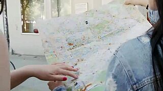 Deep Penetration with Strap On in Lesbian Orgasm Scenes