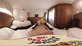 just a casual day with a brunette getting pounded by a monster cock in a hotel. pov action makes it real wild.