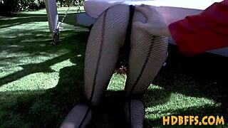 why is this lingerie teen riding cock at the party?