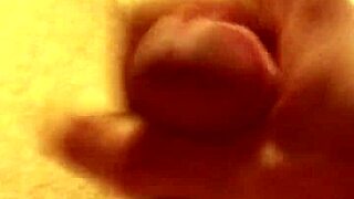 Watch this horny guy jerk off all by himself in his room