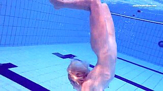 elena proklova shows sexiness alone in pool