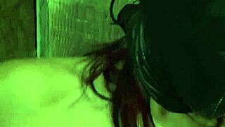 I coerced the caged babe into giving a blowjob.