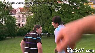 homosexual dude gives lusty anal lickings