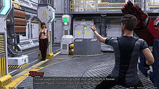 Stranded in Space 18: Emotional Flirting with Half Robot Girl