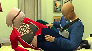 ANIME ECCHI CAP 3 MAESTRO ROSHI MEETS SAKURA AND FIXES HER PC THEN FUCKS HER ASS HARD