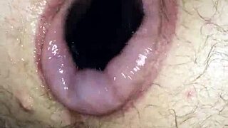 Exploring my body with a toy in homemade setting