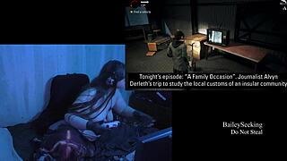 Naked Alan Wake playthrough part 5 with big tits